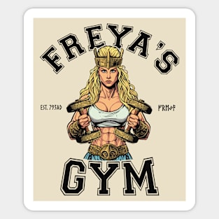 Freya's Gym - Goddess Workout Sticker